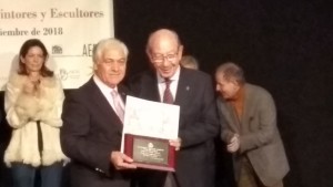 Entrega del Premio de la Agrupacion Española de Acuarelistsa